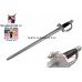 New Nerf Like 39.5" Medieval El Zorro Fencing Rapier Foam Padded Crusader LARP Sword Great for Costumes & kids presents